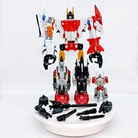 HZX Transformation Superion H-903 H903 Oversize IDW 6IN1 Combination NEW Upgrade Version Action Figure Robot Toys