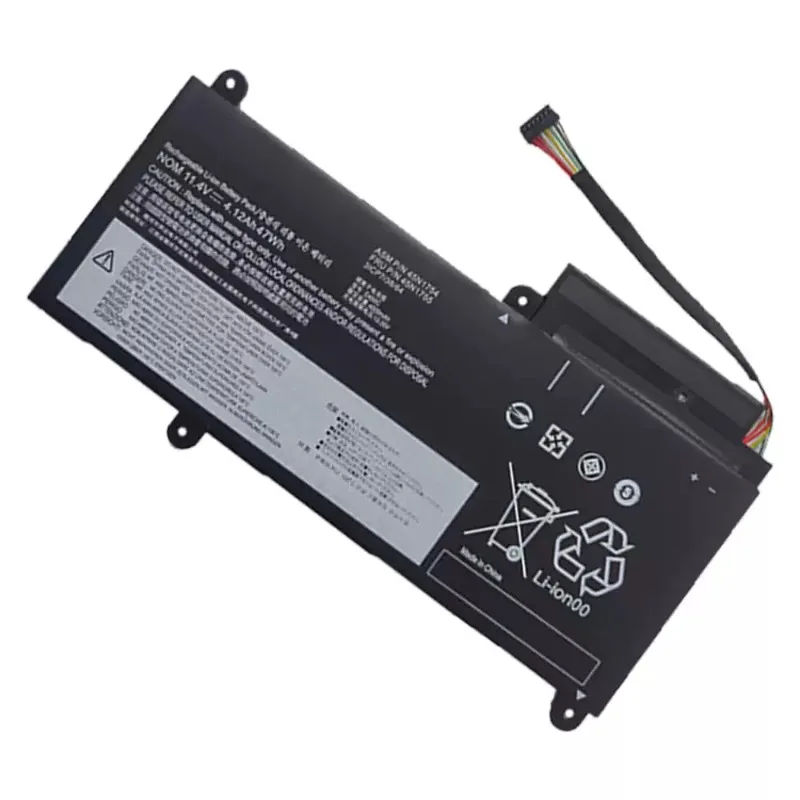 For Lenovo ThinkPad E450 E450C E455 E460 E460C Laptop Battery for 45N1752 45N1753 45N1754 45N1755 45N1756 45N1757 11.4V 47Wh