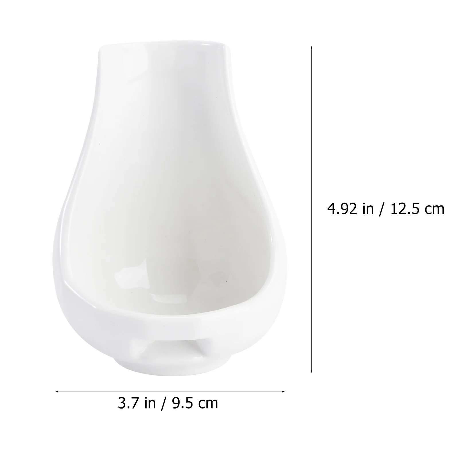 

1Pcs Ceramic Spoon Holder Chic Material Prevent Contamination Keep Spoon Clean Dining Table Decoration