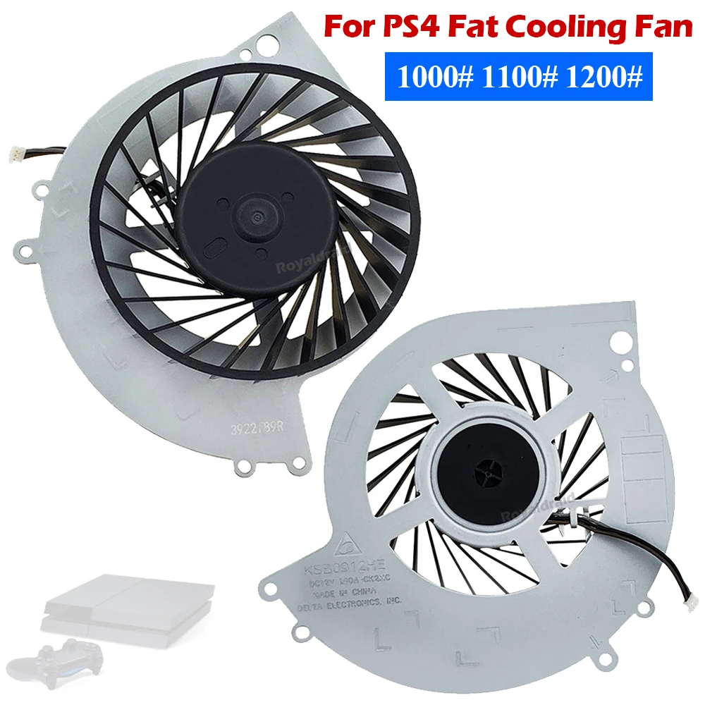 Replacement Internal Cooling Fan Built-in Cooler Parts for PS4 Fat 1000# 1100# 1200#  Perfect Cooler for PS4 Game Console Access 