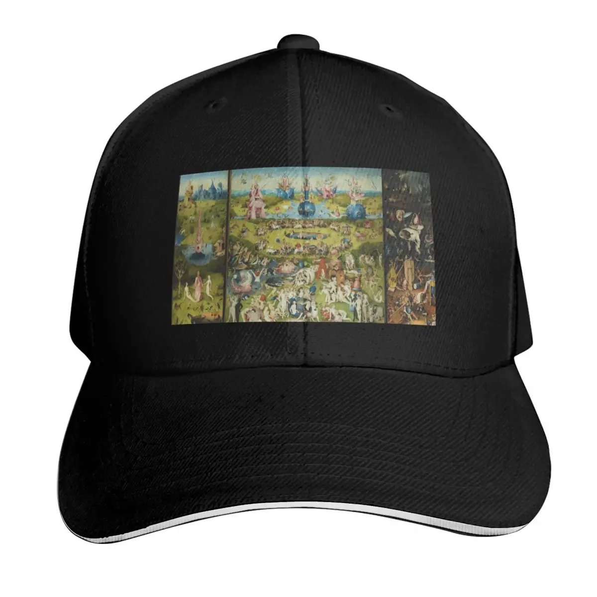 The Garden of Earthly Delights by Hieronymus Bosch (1480-1505) Baseball Cap Men Women Casual Summer Sport Sun Cap
