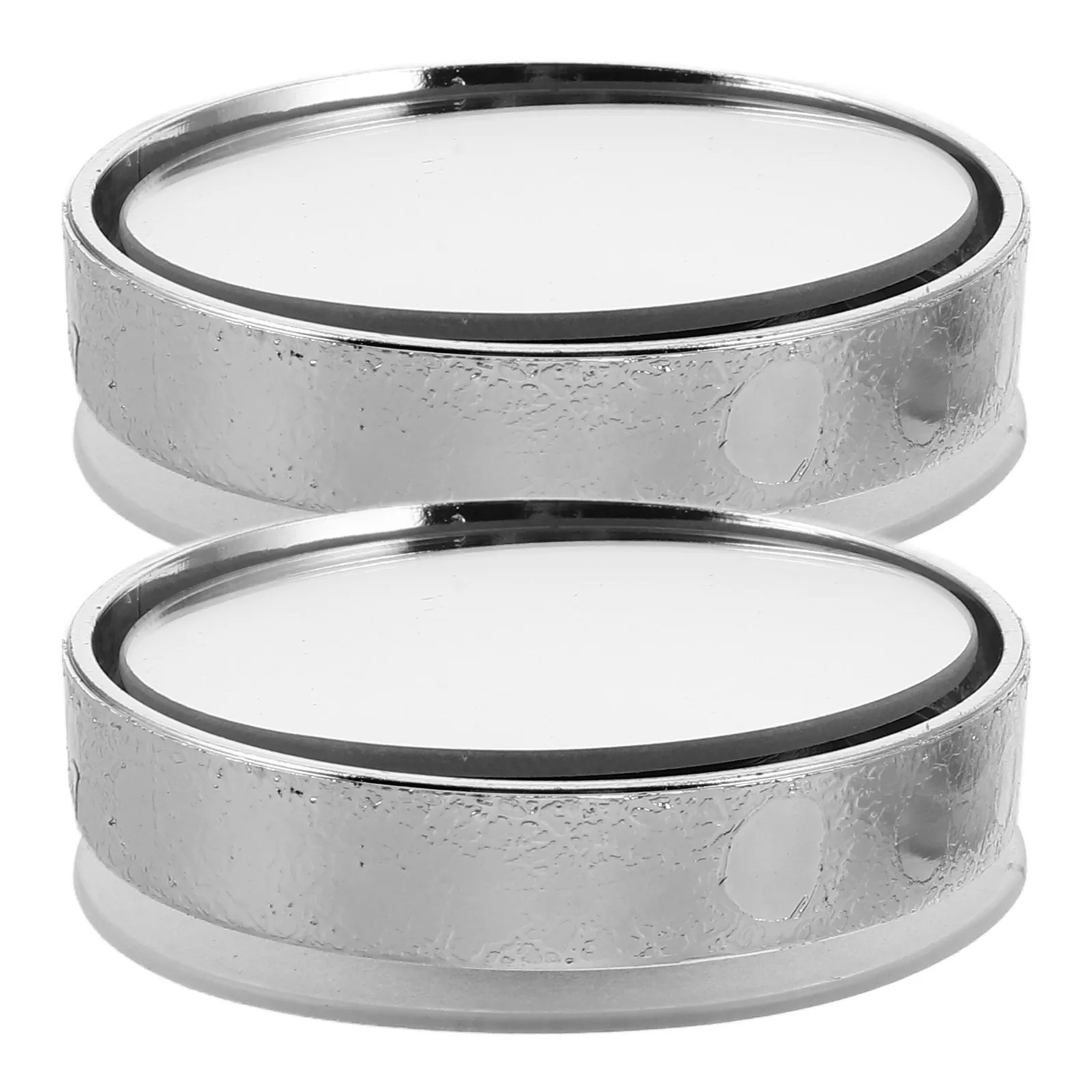 

1 Pair Car Mirror Round Wide Angle Rear View Mirror Suction Degree Adjustable Universal For Suvs Trucks