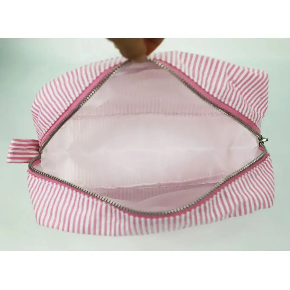 Custom Embroidered Hot Style Makeup Bag with Large Capacity Custom Clutch Bag of Personal Preference by Six Models