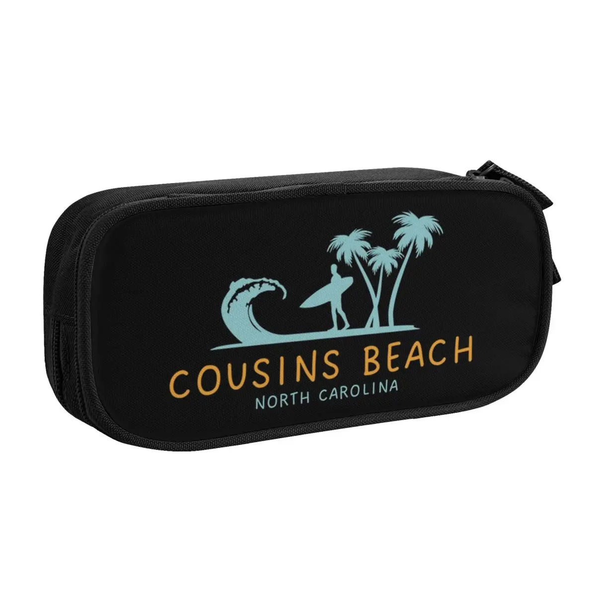 Estuches para lápices Cousins Beach de Carolina del Norte, bonitos portalápices que convierten en el verano, almacenamiento grande para estudiantes, estuches para lápices para estudiantes
