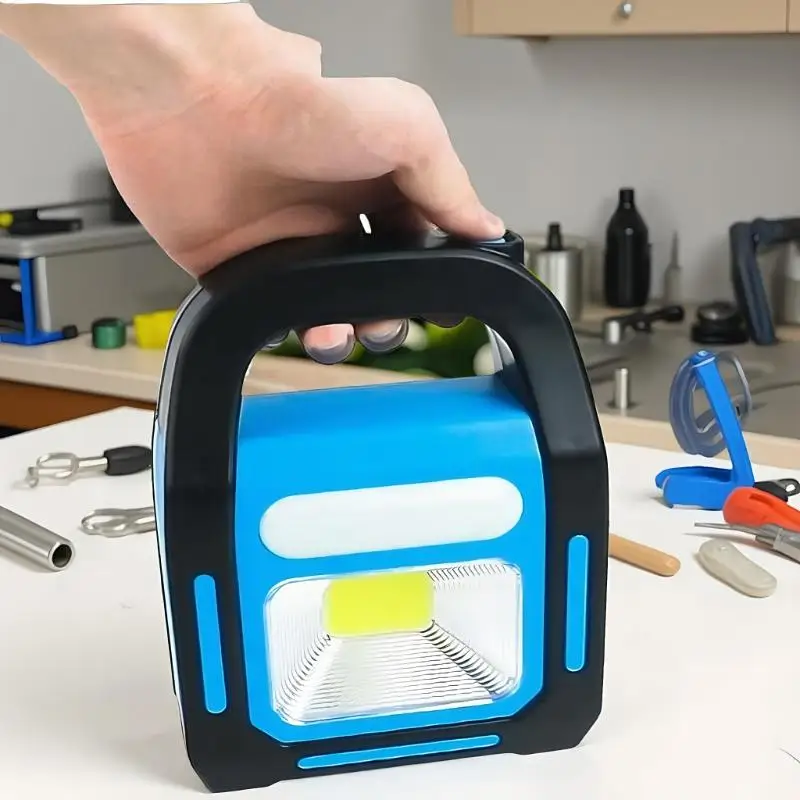 

3-режимный фонарь на солнечной энергии — водонепроницаемый уличный фонарик для сада, кемпинга и аварийного освещения, портативный дизайн