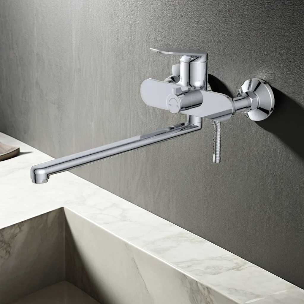 Contemporary Design Single Hole Kitchen Sink Faucet Mixer Tap Ceramic Valve Core Faucet for Kitchen Hot And Cold Water Faucet