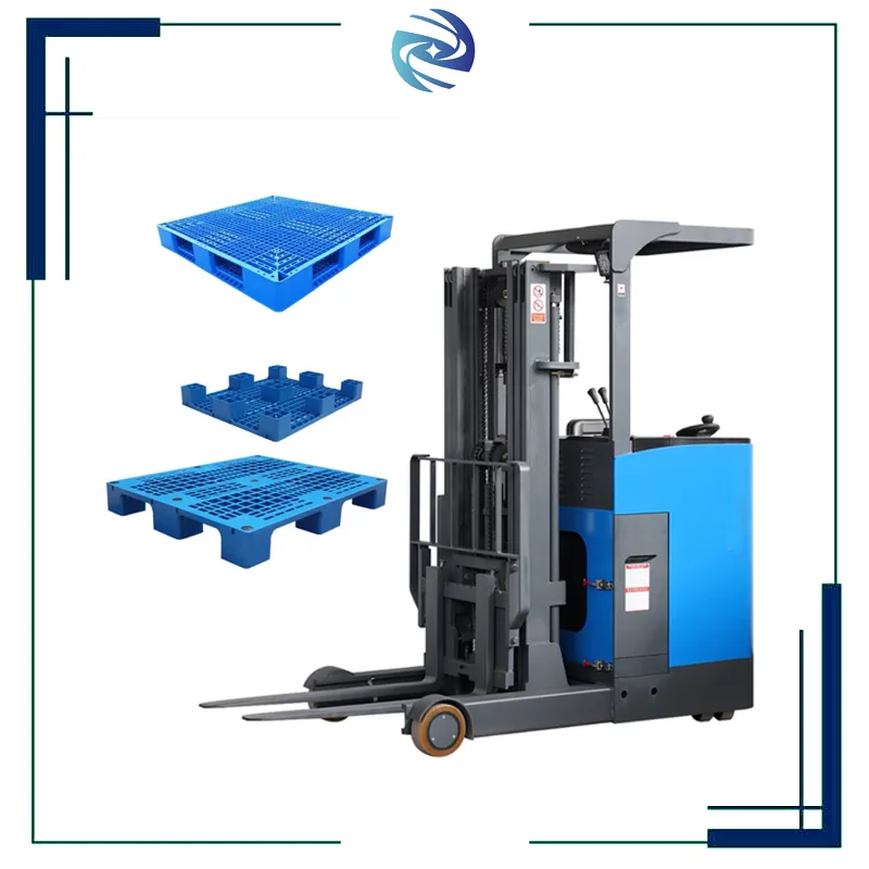 Seat Down Pallet Stacker 1-3Ton 1.6m Customized Full Electric Forward Extend Stacker With Advanced Drive Technology