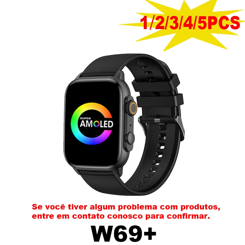 

49mm Amoled Screen Smart Watch 2GB Local Music BT Calll Compass ECG GPS Sports Tracking W69 Plus Smart Watch 2023 2024