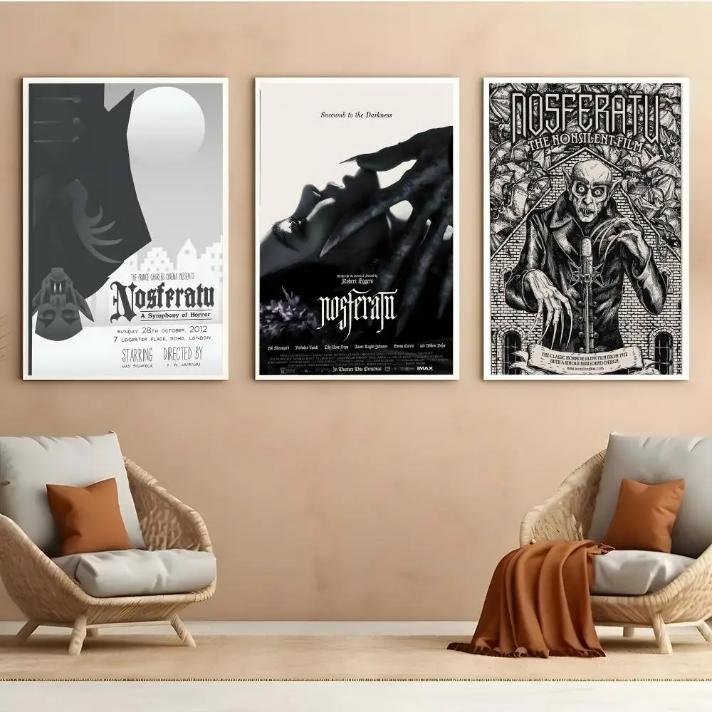 N-NosferatuMovie Poster Durable HD PVC Wall Art - Waterproof Soundproof For Home Office Bar