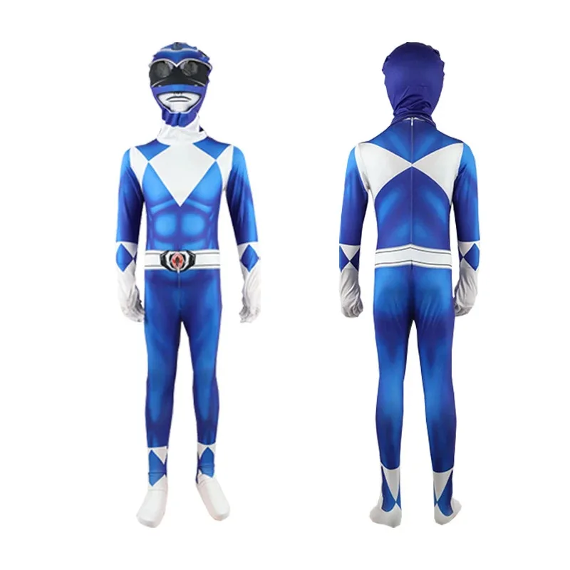 Kids Adult Power Samurai Sentai Shinkenger Rangers Superhero Costume Cosplay  Birthday Party Zentai Suit Jumpsuit mask