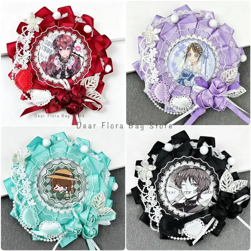 Niedliche Schleifenrosette Itabag Abzeichenständer Handgemachtes DIY 55-60mm Pin-Tablett-Basis Anime-Abzeichen ‌ Halter für Itabag-Dekorationseinsatz-Zubehör – Detail 1
