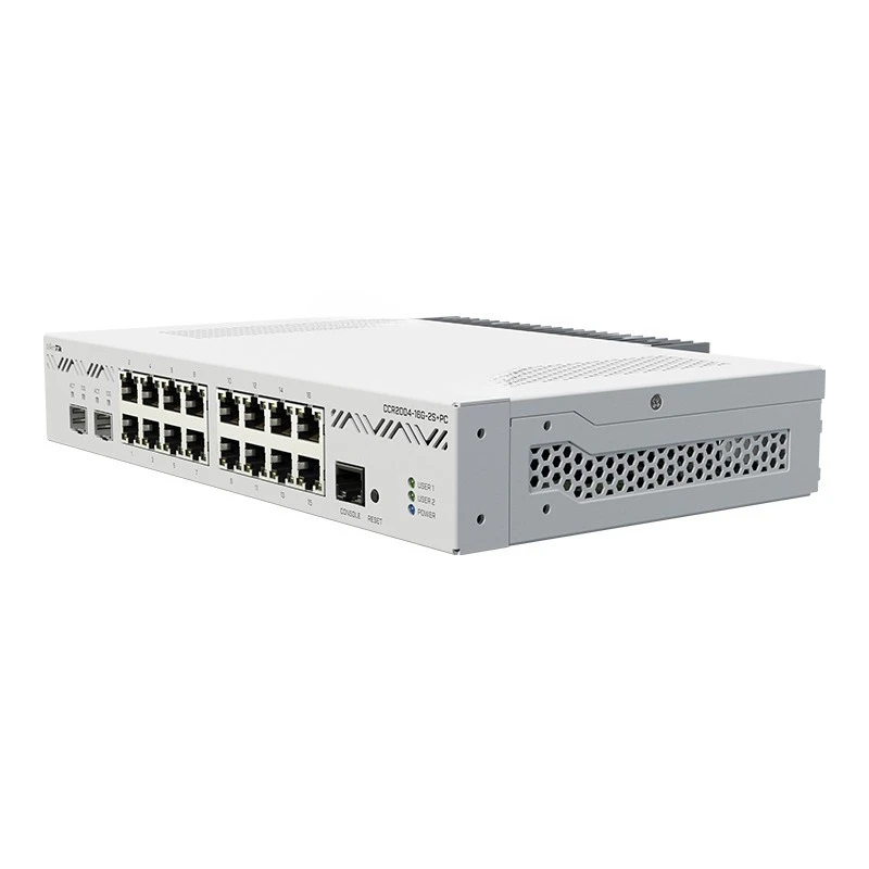 

CCR2004-16G-2S + PC 18-port 10 Gigabit Smart Desktop Router L6 authorization