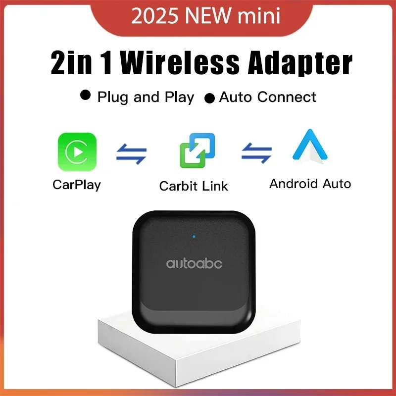 AUTOABC Wired Carbitlink Smart link Phonelink Easy connect to Wireless CarPlay Android Auto For Jetour X70 X90 X95 Dashing