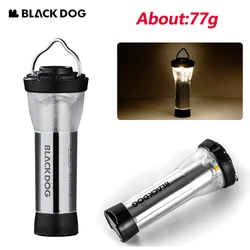 Naturehike BLACKDOG Outdoor Portable Lamp USB Ultralight 8H Lighting Time IPX4 Waterproof Adjustable Camping Tent Night Flashlig