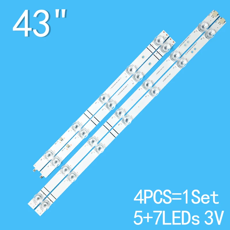 

LED Backlight for JL.D425C1330-003AS-M_V03 JHD425X1F71-T0L1 SVH425A13 CRH-BX43X13030120202BREV1.2 43H4030F3/5500G/5510G/5580G