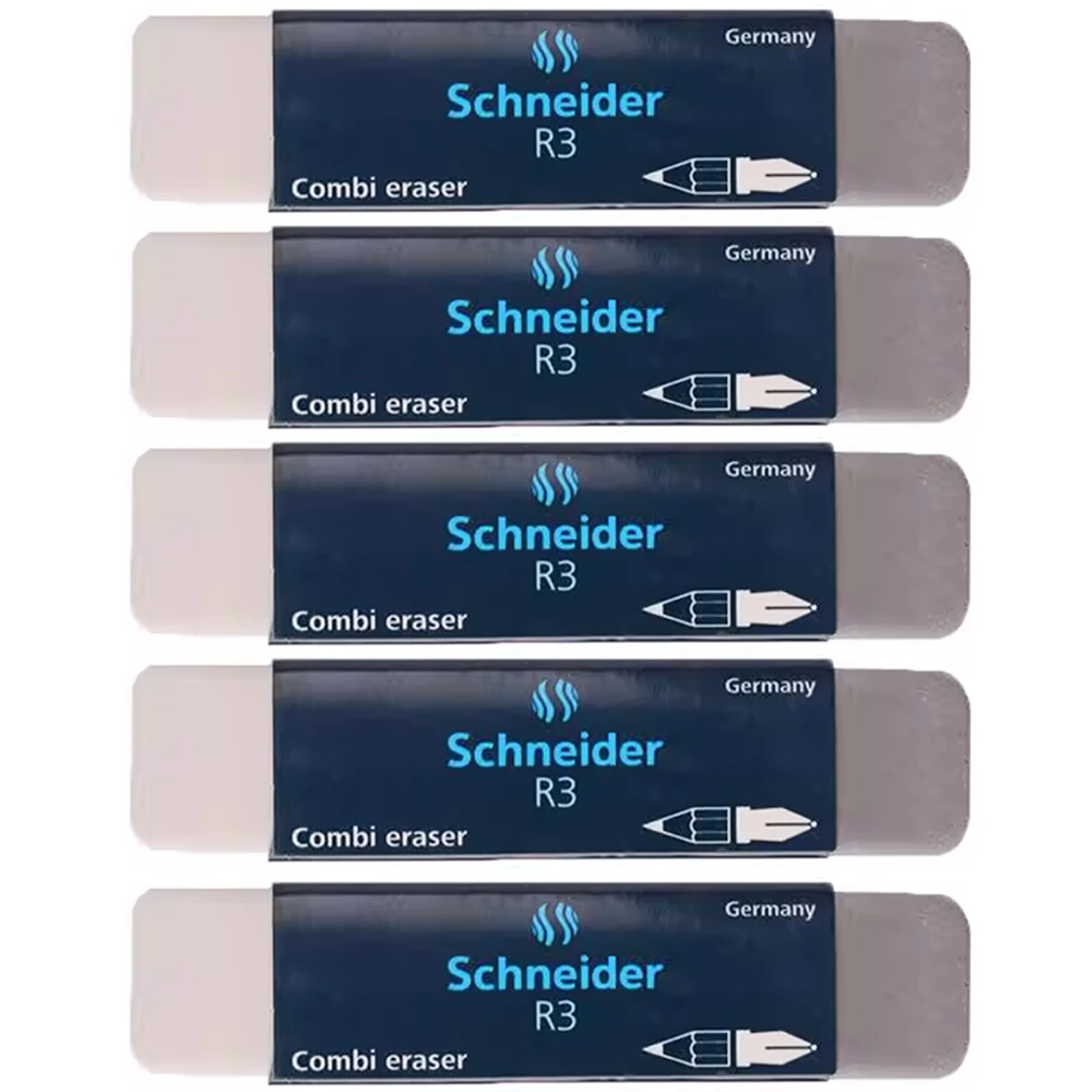 

Набор из 5 чернил Schneider R2 R3, ластик для перьевой ручки, песочный ластик, разработанный для удаления цветного карандаша и чернила