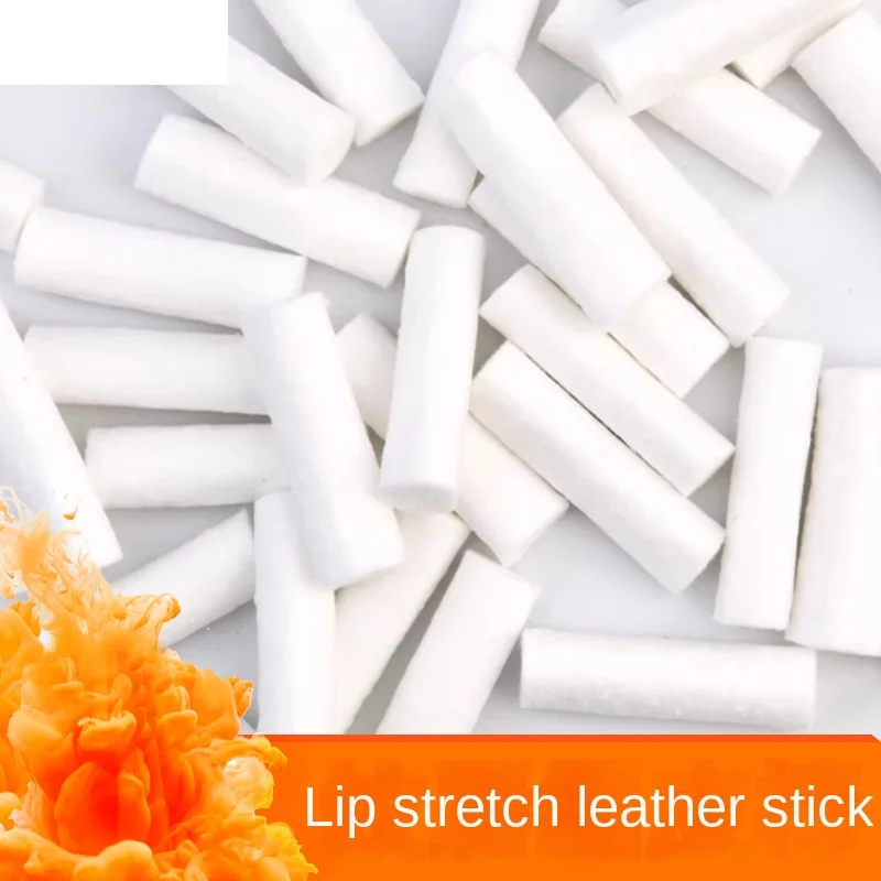 No Box 50PCS Disposable Lips Tattoo Skin Stretching Cotton Stick Semi-Permanent Makeup Embroidery Lip Blush Skin Recovery Tool