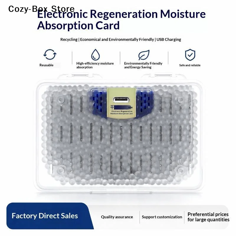 [ZY]Reusable Dehumidifier Electronic Moisture Absorbing Card For Microscopes Moisture-proof Case Camera Accessories[ZY]