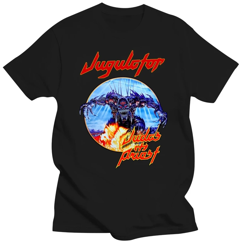 New DTG printed T shirt Judas Priest Jugulator heavy metal band sizes SMLXL2XL3XL4XL5XL6XL7XL