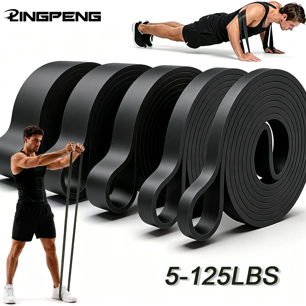 5-Level Pull Up Assistance Bands for Men Women, Full-Body Training, Physical Therapy & Home Gym, Stretch