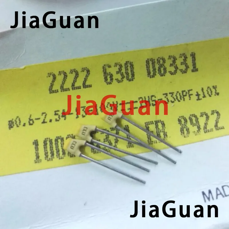 20PCS NEW Italy BC 100V 330P 10% P2.54MM silver film ceramic capacitor PH 330PF 331 N33 100VDC high frequency hot sale 331/100V