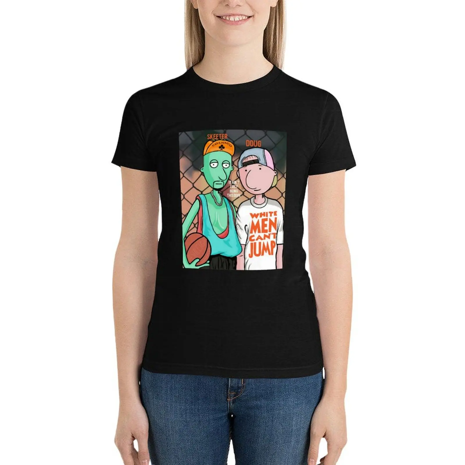 

Doug and Skeeter White Men can't jump T-Shirt cute clothes tees vintage clothes aesthetic clothes tshirts woman