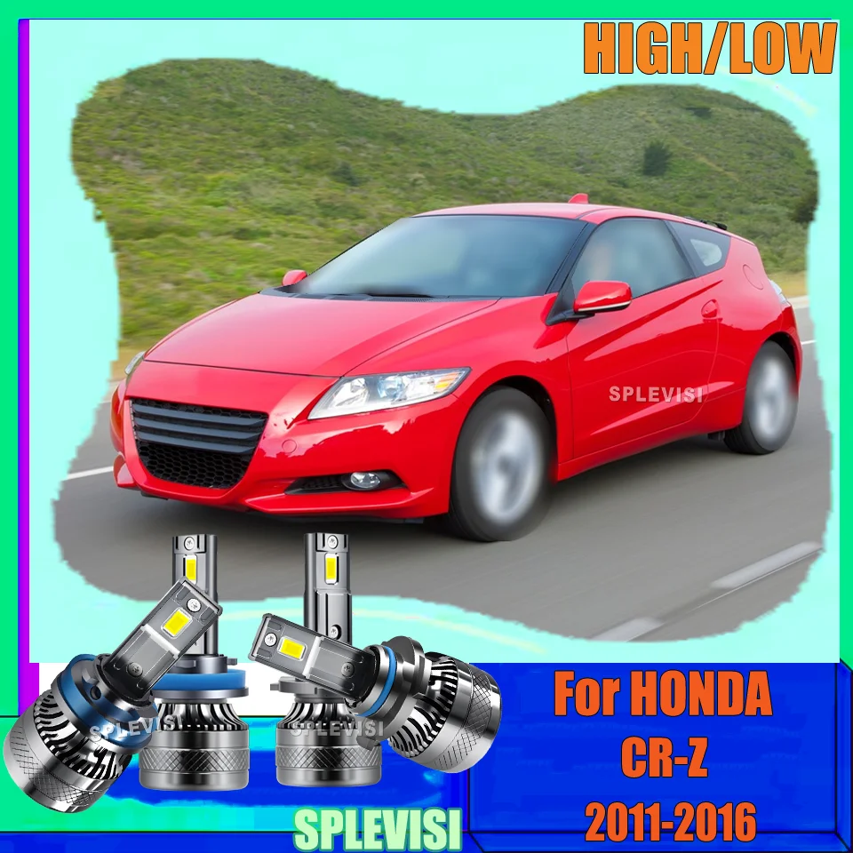 

Premium Quality 6000K Upgrade LED Headlight Car Bulbs Light Lamp CSP 3570 Chips For Honda CR-Z 2011-2016 2012 2013 2014 2015