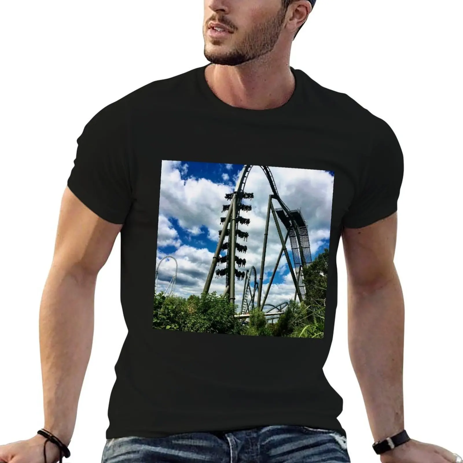 Thorpe Park: Swarm T-Shirt luxury designer kawaii clothes mens white t shirts