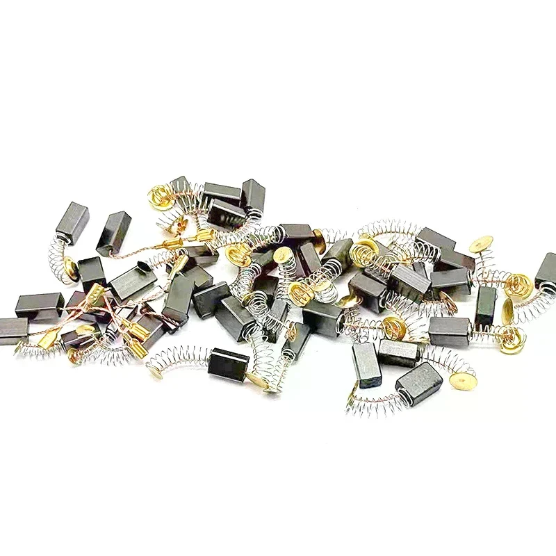 Heavy-Duty Carbon Brush with Metal Bases - for drills, Sanders, Grinders, Motors - Durable Motor Repair Parts Kit