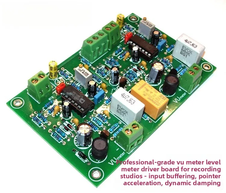 Professional VU Meter Driver Board – High Sensitivity with Adjustable Attack & Decay for Recording Studio, Mixer & DIY Audio - view 2
