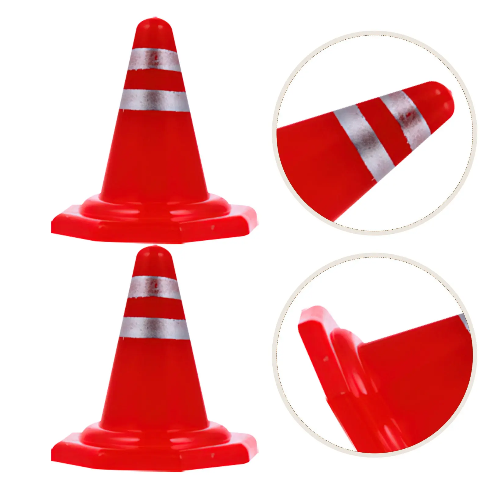 

30 шт. пластиковых дорожных конусов-симуляторов для песочницы, развивающие игрушки для создания дорожной сцены