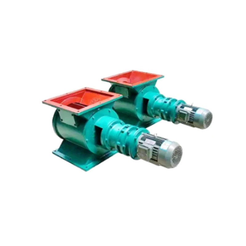 Star Shaped Unloader Electric Rotary Ash Discharge Valve Round & Square Mouth Mobile 220V Metal Unloader