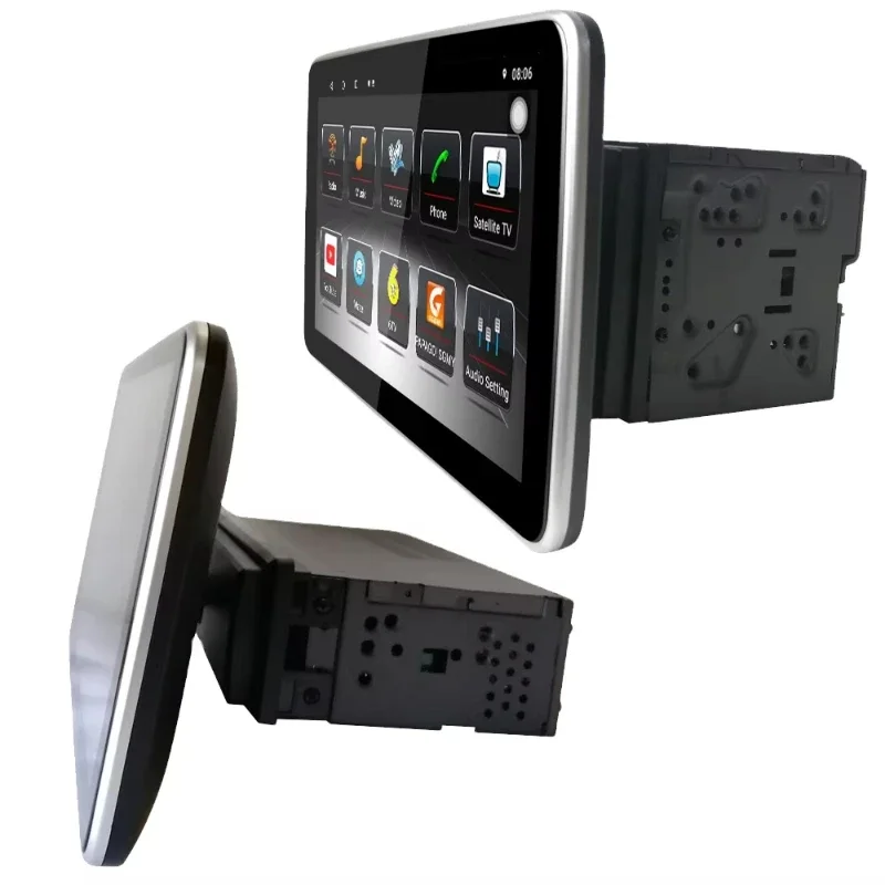 Android 1Din/2Din Adjustable 10 Inch Touch Screen Universal DSP Car Radio Stereo Player With GPS BT WIFi Function