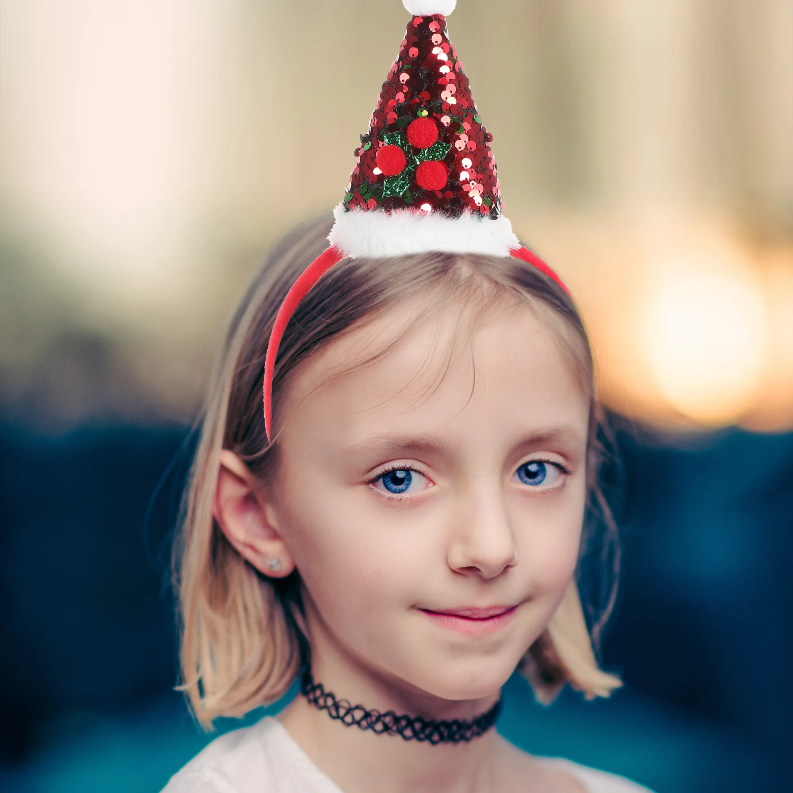 

Christmas Hat Hair Bands Hoop Elastic Adorable Lightweight Non Fading Perfect Kids Adults Costume Party Christmas Headdress