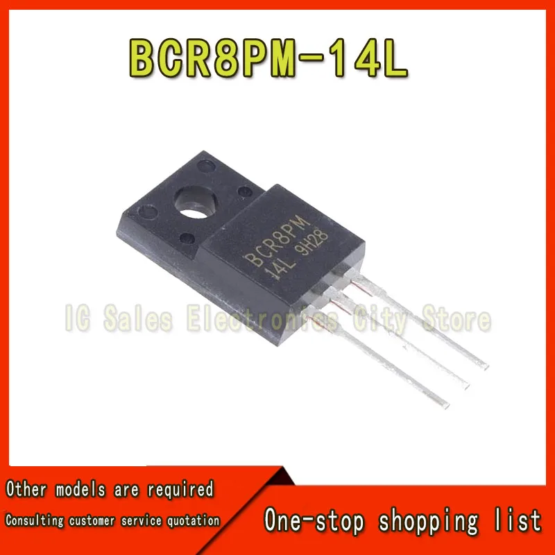 10 Unids/Lote BCR8PM-14L TO-220F Bcr8 Pm Tot-220 600V 16a In Voorraad