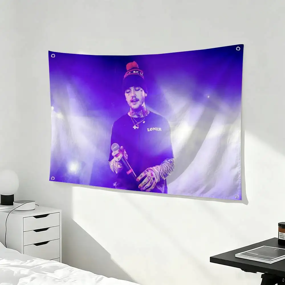 Lil Peep Star Shopping  Flags Wall Hanging Tapestry Outdoor Garage Room Decorative flag Background Blanket