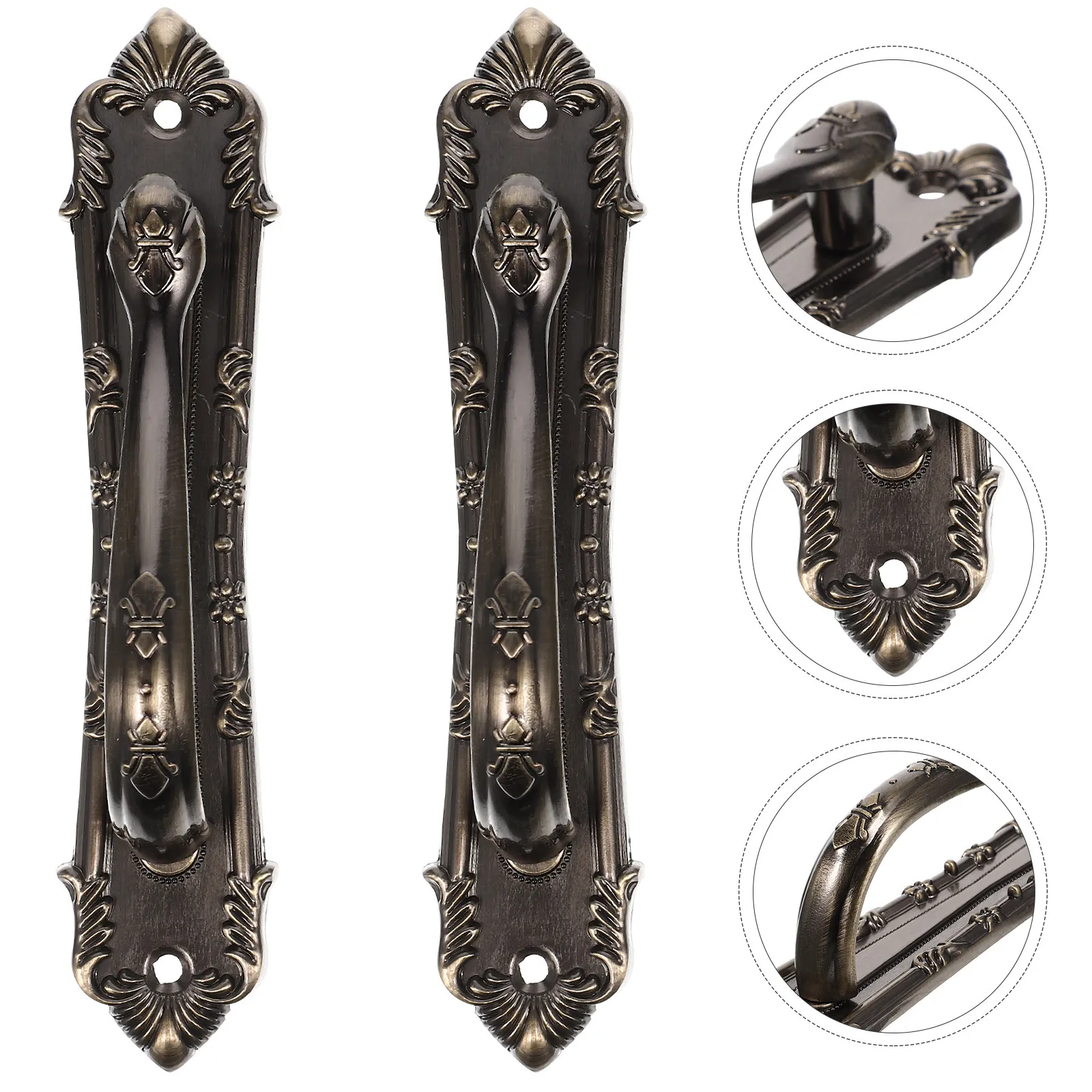 2Pcs Vintage Drawer Pulls Cabinet Handles for Closet Cabinet Door Dresser Knobs Bedroom Kitchen Furniture Accessories Ergonomic