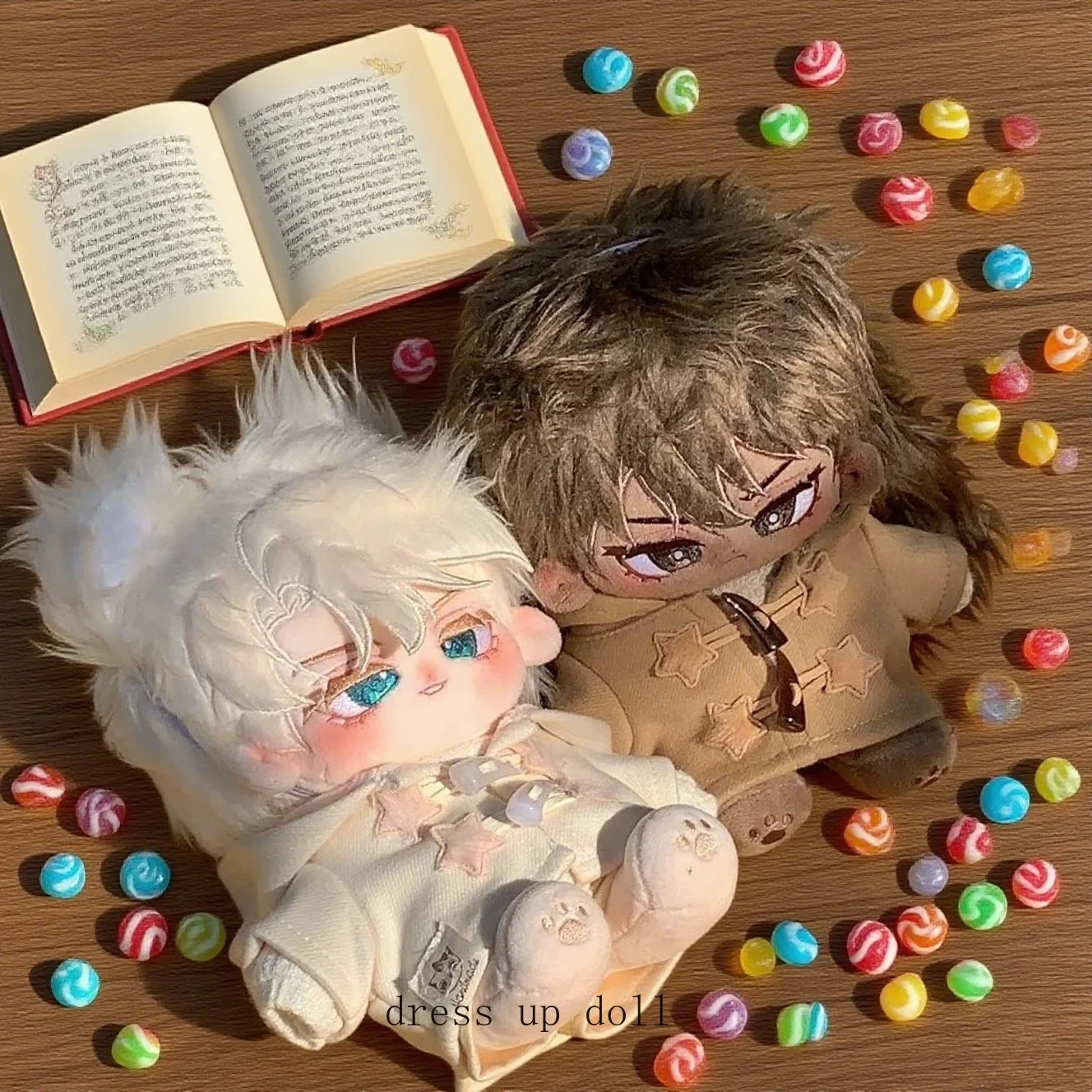 

Manwha корейский Zhenya/Taekjoo BL красивая плюшевая кукла мягкое тело платье одежда хлопковые плюшевые фигурки Рождественский подарок 20 см