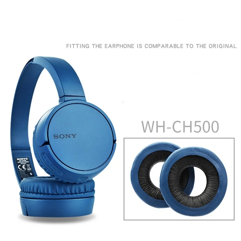 Cuscinetti Auricolari Di Ricambio Per Sony WH-CH510 | Memory Foam In PU, 4 Colori | Sostituzione Facile E Suono Originale