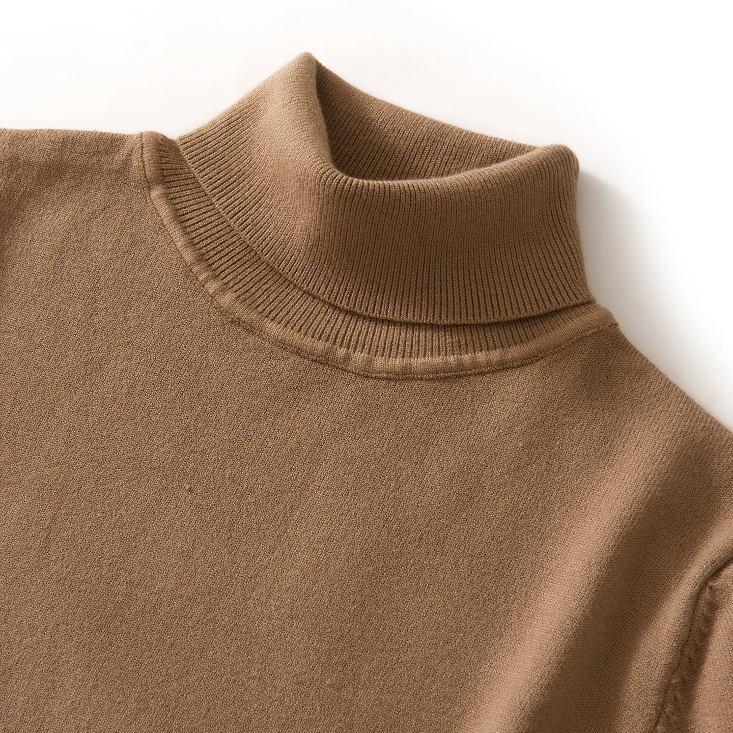 Classic Men Knitted Cashmere Wool blend Pullover Sweater Flip up collar Thick style Long Sleeves High quality Warmth Basic Tops