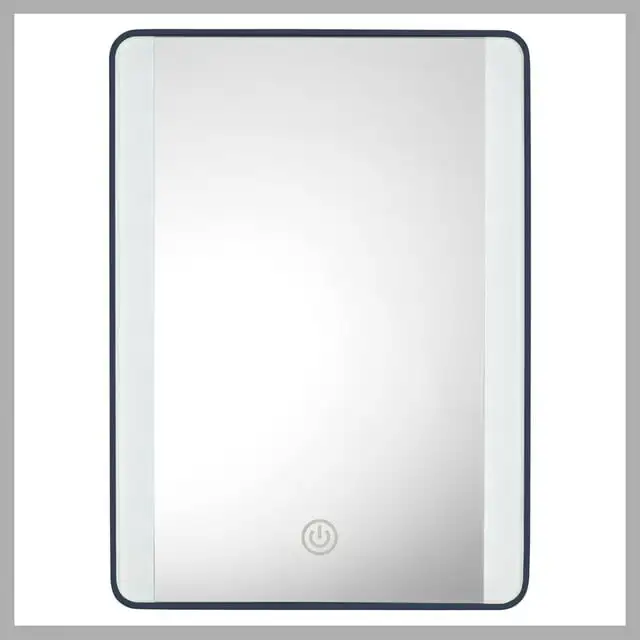 

LED Lighted Vanity Makeup Mirror, 1x Magnification, Glossy Navy Finish BETP3X