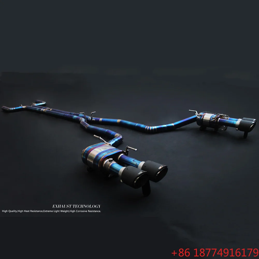 

OEM Factory MM Valvetronic Catback for Quattroporte 3.0t V6/4.2 V8/4.7 V8 Titanium Newest Muffler Valved with Tips