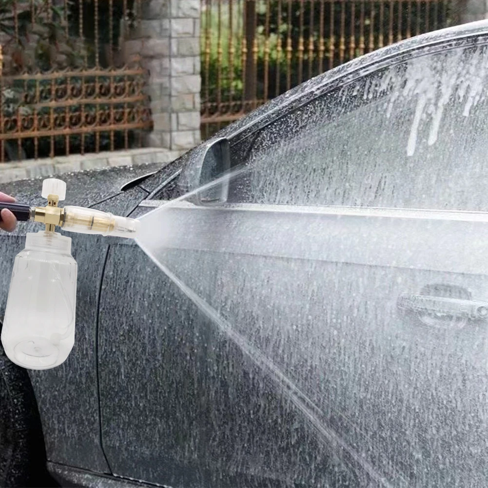 

Car Foam Sprayer with Quick Connector Car Soap Foam Pump Sprayer Pressure Washer Accessories for Car Washing and Cleaning