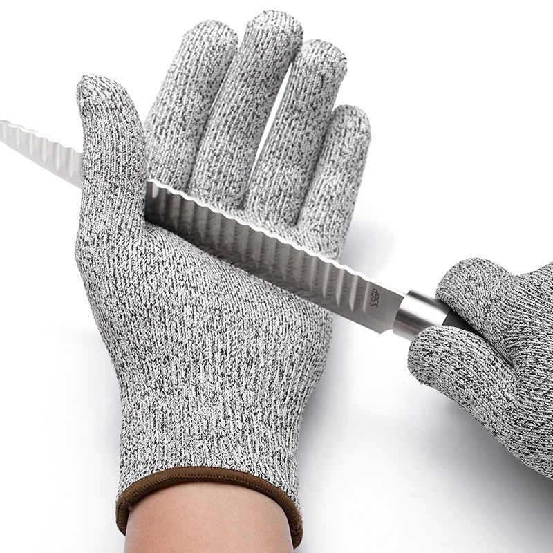 Thickened Level 5 anti stab, anti stab, anti knife cutting, wear-resistant cowhide, anti stab labor protection gloves