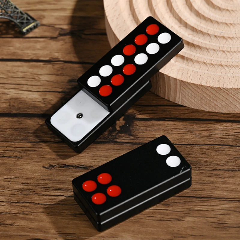 Mechaniczny suwak Magnetyczna karta Push Fidget Płyta pchająca Dotykowa moneta EDC Zabawki redukujące stres Antistresse Łagodzenie niepokój