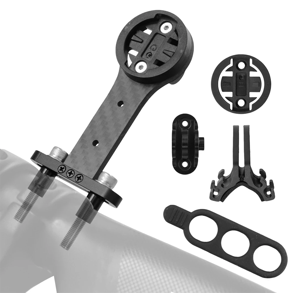 Fahrrad-Vorbauverlängerung Carbon Computerhalterung für Garmin/Bryton/Fahrradcomputer/Kamera Fahrradzubehörteile