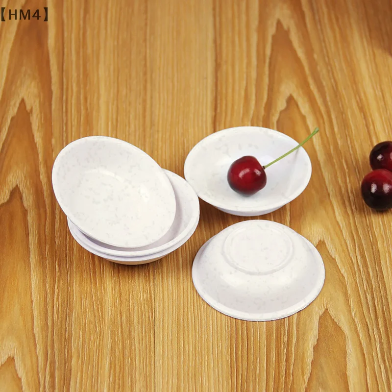 〔HM4〕10 Pcs Seasoning Sauce Dishes Butter Mustard Sushi Vinegar Soy Plastic Plate Bowl Kitchen Saucer Restaurant Home Buffet