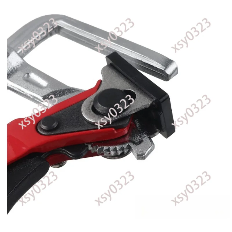 Ratchet Quick F Clamp Guide Rail Fixing Clip Woodworking Hand Clamp