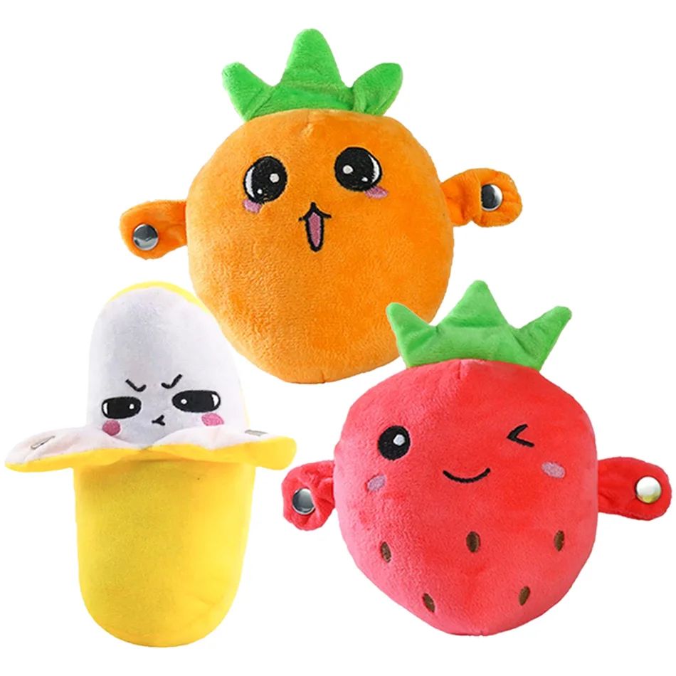 

Creative Peculiar Music Rhythm Parent child Interactive Plush Doll Banana Fruit Induction Toy Cultivate Music Perception Ability