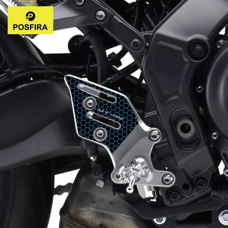 

Наклейки-декали POSFIRA на панель подножки мотоцикла для Yamaha MT09 MT 09 SP MT-09 2021 2022 2023, аксессуары для мотоциклов